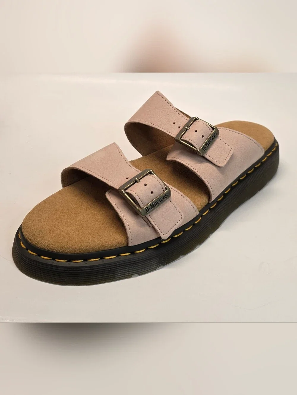 New Dr. Martens Josef Slide Sandal Pink  Double buckle  Men's Size 13